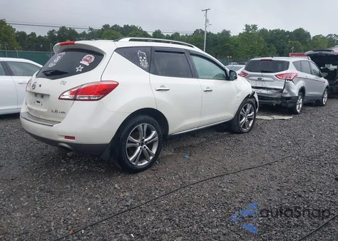 2011 Nissan Murano Le from USA, damaged, VIN JN8AZ1MW7BW165062